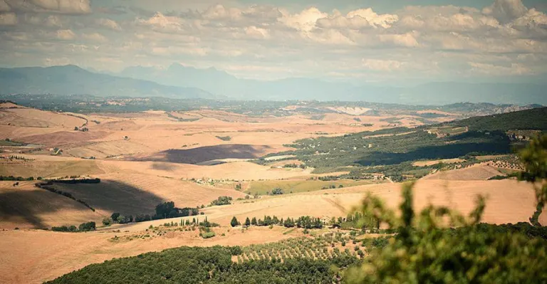 View from Volterra Villa wedding