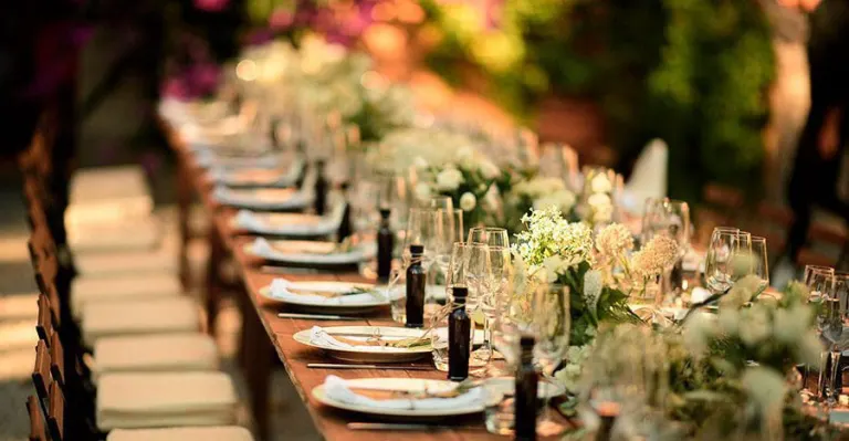 Wedding table villa sanGimignano