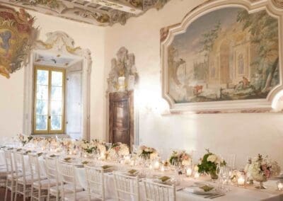 Dinner Table Castle in Tuscany