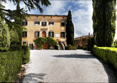 a wedding villa san gimignano view