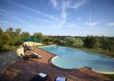 wedding borgo with pool in chianti