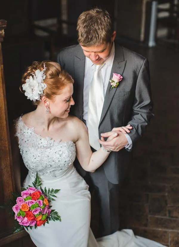 Feeling like yourself, Bridal updo on red hair