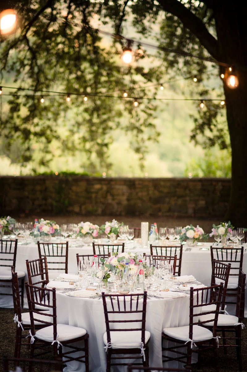 Wedding Tables at Vignamaggio Andrea corsi