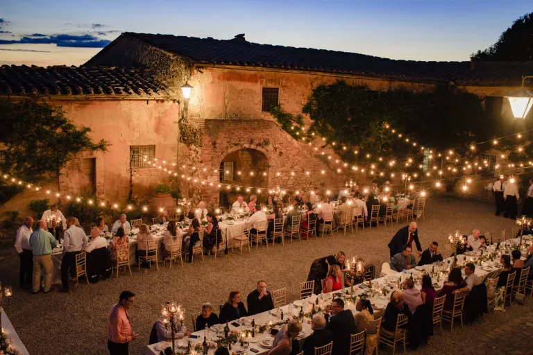 Wedding in Tuscany - evening