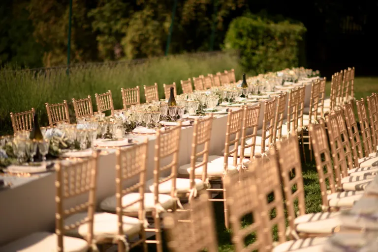Wedding in Tuscany - tables