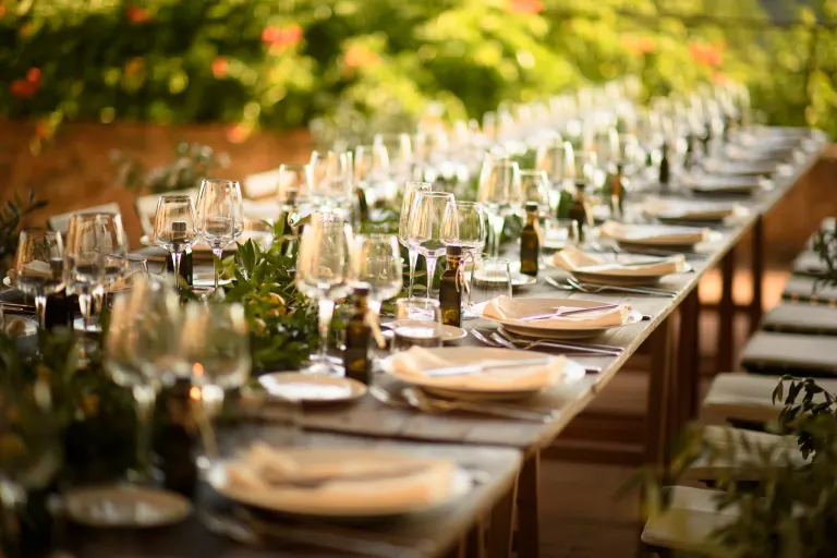 Wedding in Tuscany - tables