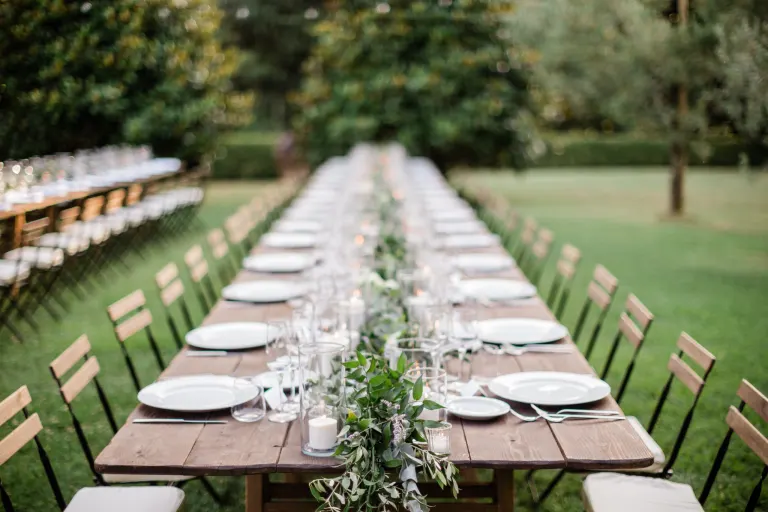 Wedding in Tuscany - tables