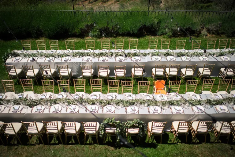 Wedding in Tuscany - tables