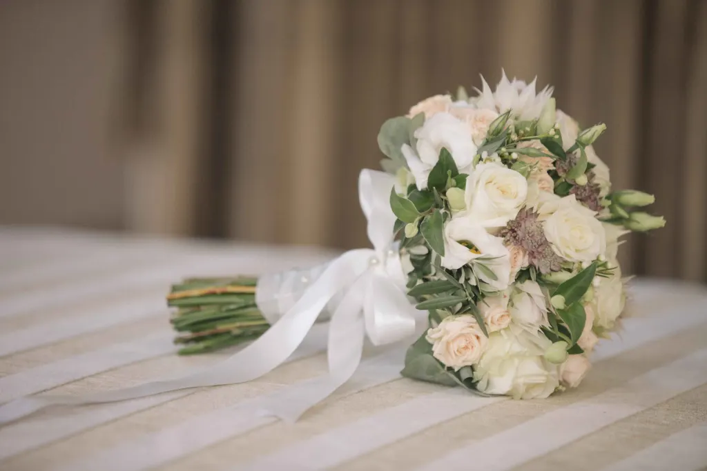 Wedding flowers white blush wedding bouquet Bonon ph